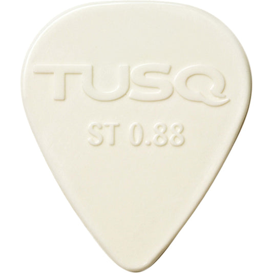 Graph Tech TUSQ Bright Tone Standard Guitar Picks, White, PQP-0088-W6, 88mm