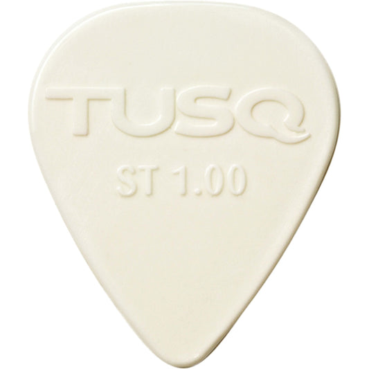 Graph Tech TUSQ Bright Tone Standard Guitar Picks, White, PQP-0100-W6, 100mm