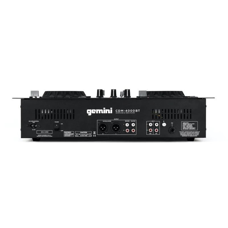 Gemini CDM-4000BT CD/USB/Bluetooth DJ Media Player