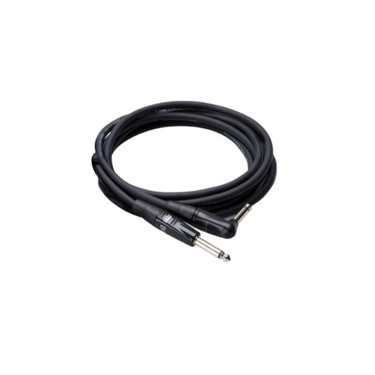 Hosa HGTR Right Angle Rean Pro Guitar Instrument Cable, 25 Foot