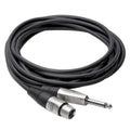 Hosa Pro Unbalanced Interconnect (REAN XLR3-F to 1/4 Inch TS), HXP-003, 3 Foot