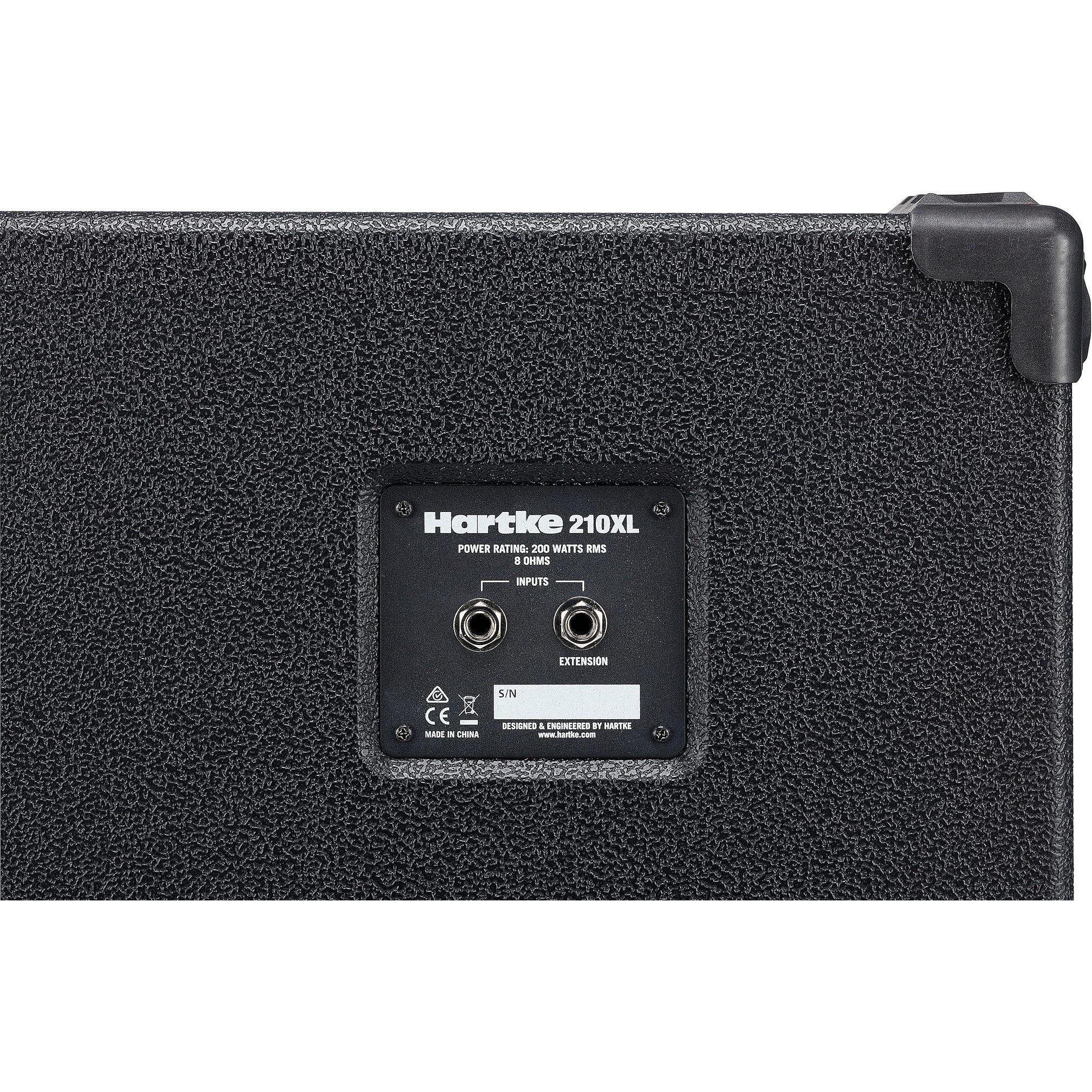 Hartke 210XL V2 Bass Speaker Cabinet (200 Watts, 2x10 Inch), 8 Ohms