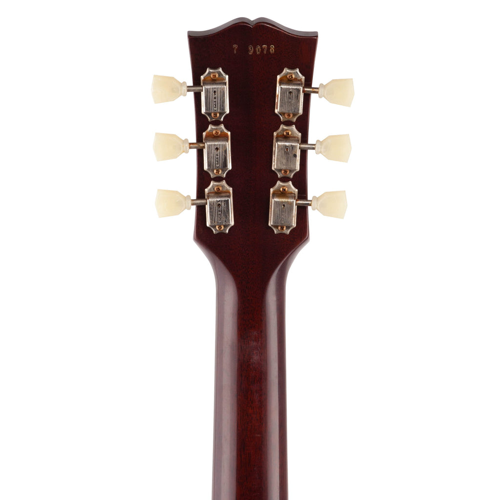 Gibson Custom 57 Les Paul Standard Goldtop VOS Electric Guitar, Gold Top with Dark Back