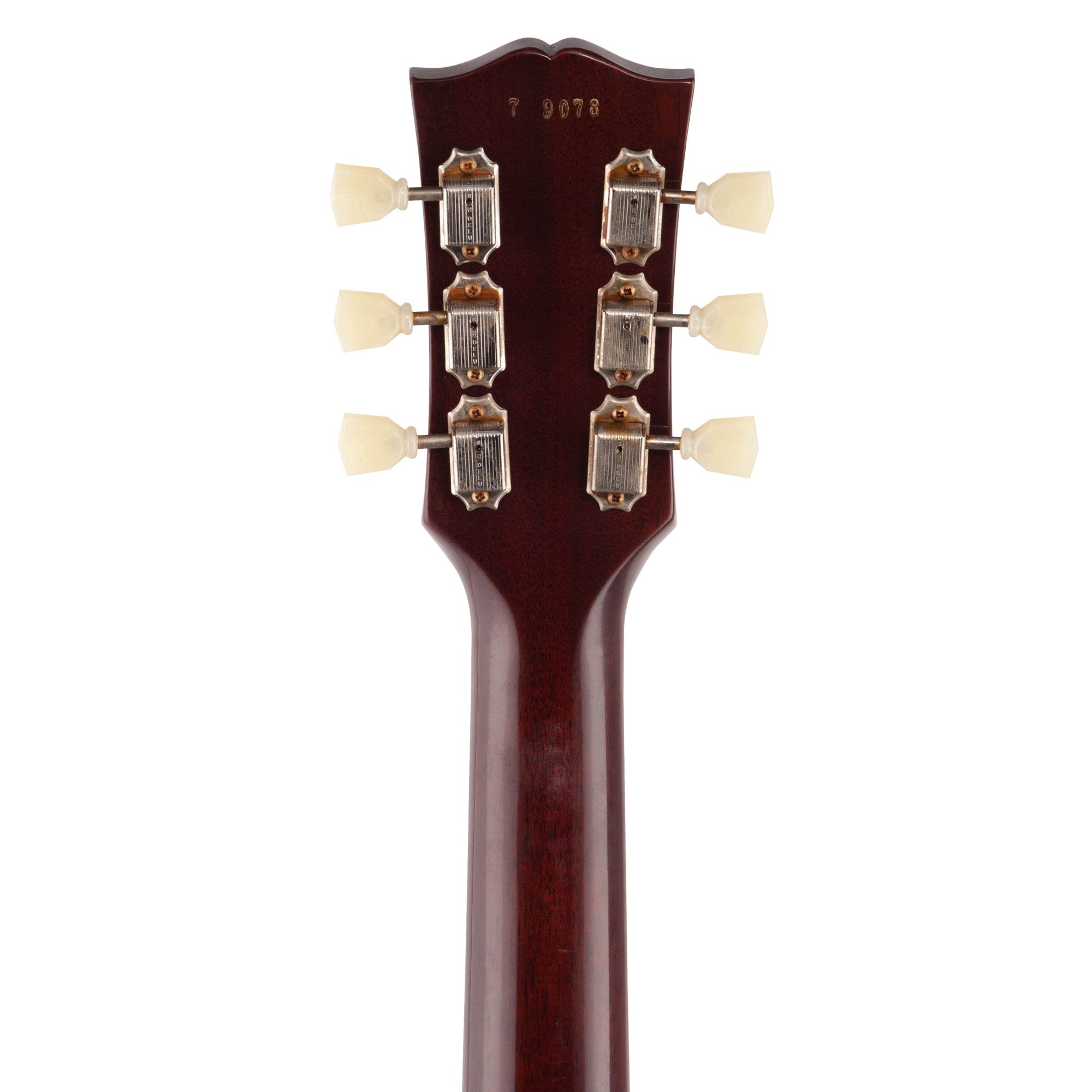 Gibson Custom 57 Les Paul Standard Goldtop VOS Electric Guitar, Gold Top with Dark Back