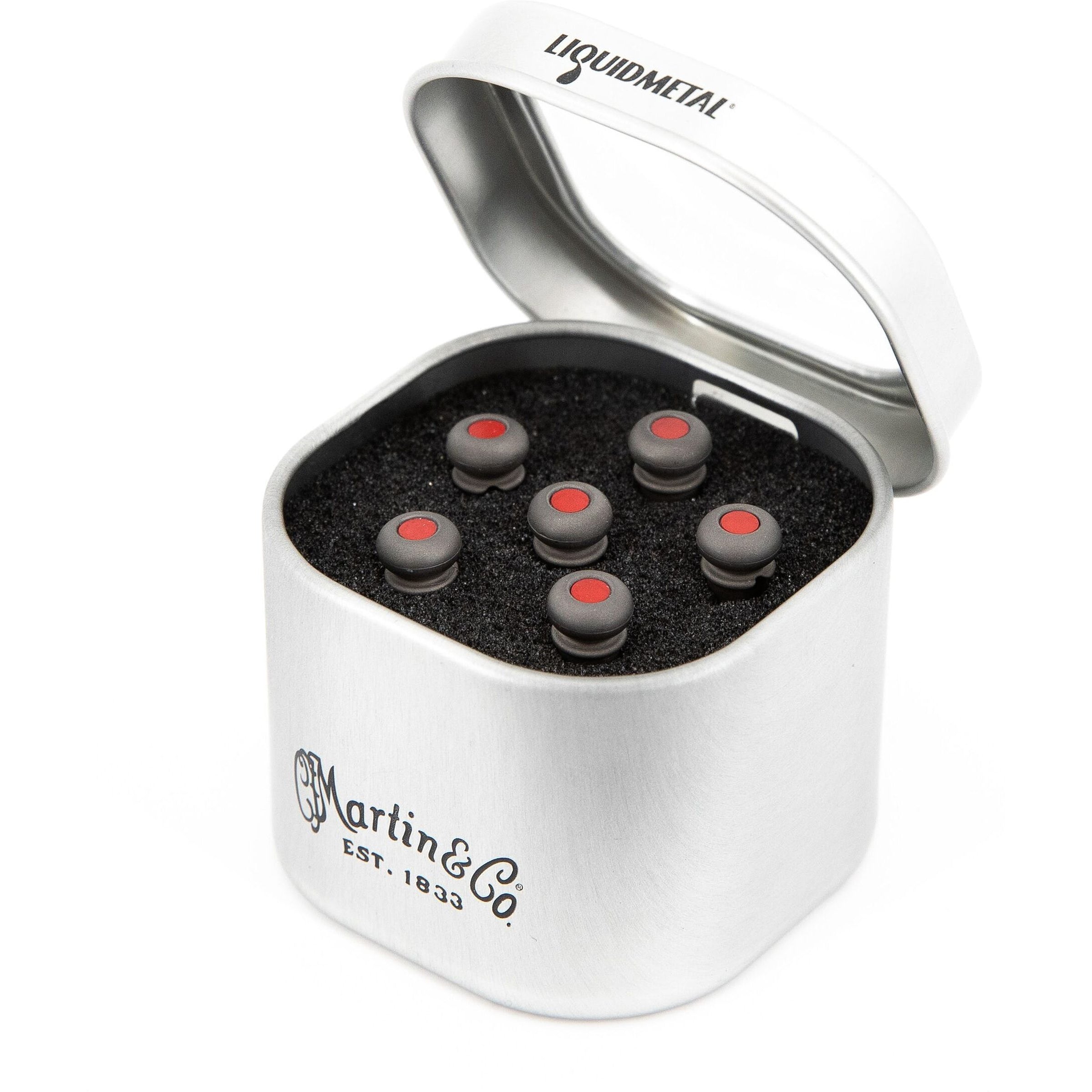 Martin Luxe Liquidmetal Turkish Emerald Bridge Pin Set