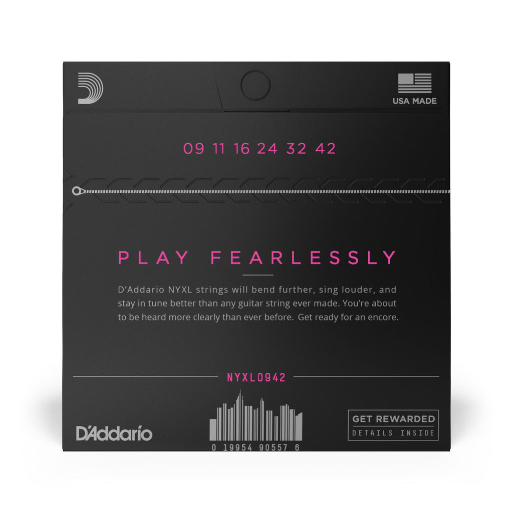 D'Addario NYXL0942 Super Light Nickel Wound Electric Guitar Strings