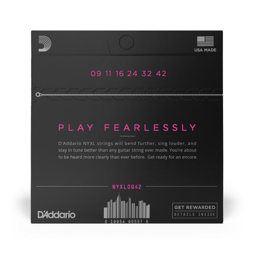 D'Addario NYXL0942 Super Light Nickel Wound Electric Guitar Strings