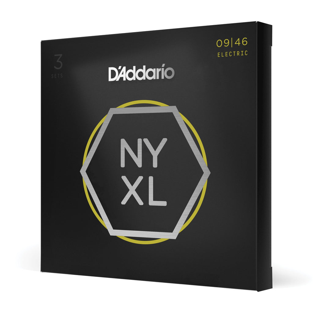 D'Addario NYXL09463P Super Light Regular 3-Pack of Nickel Wound Electric Guitar Strings