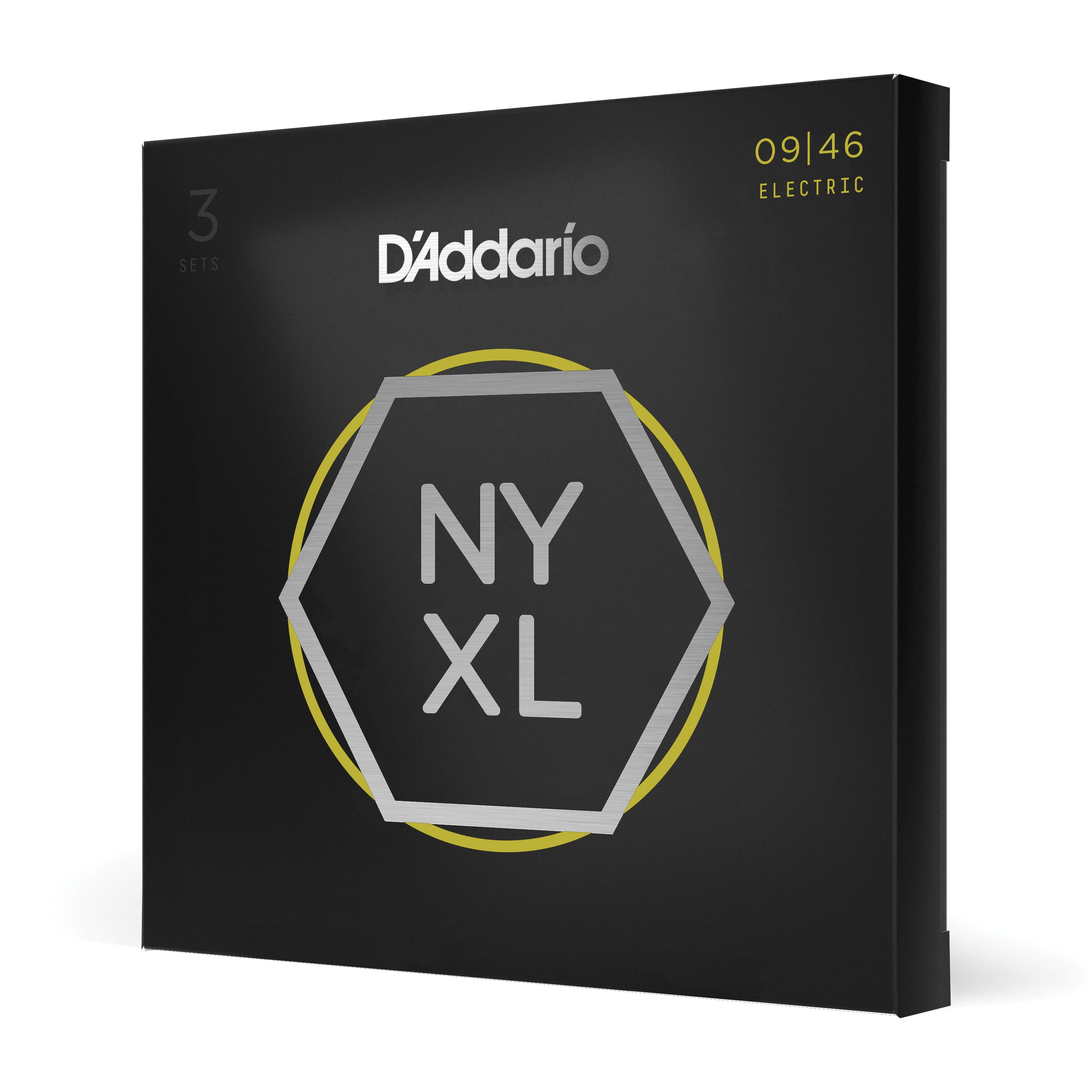 D'Addario NYXL09463P Super Light Regular 3-Pack of Nickel Wound Electric Guitar Strings