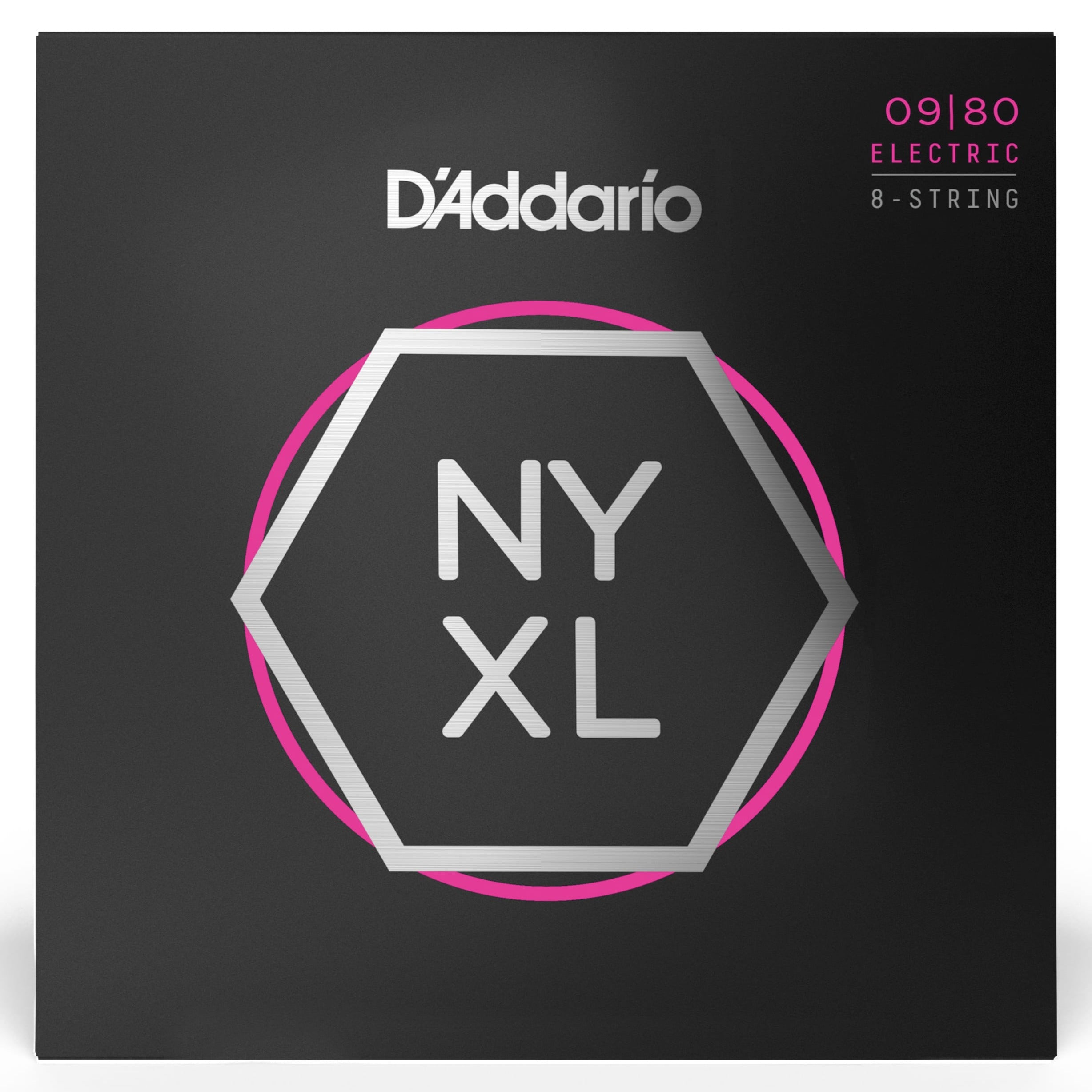D'Addario NYXL0980 Nickel Wound 8-String Super Lite Electric Guitar Strings