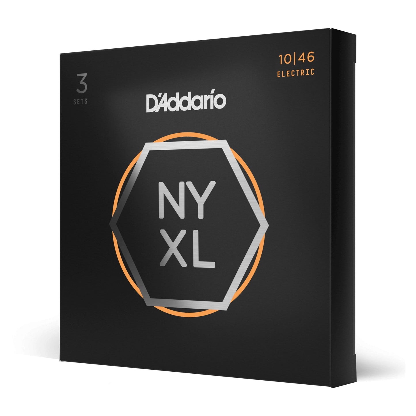 D'Addario NYXL10463P Regular Light 3-Pack of Nickel Wound Electric Guitar Strings