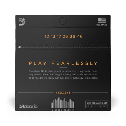 D'Addario NYXL1046 Regular Light Nickel Wound Electric Guitar Strings