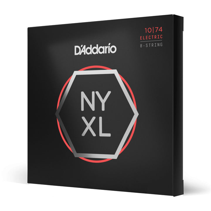 D'Addario NYXL1074 Nickel Wound 8-String Light Top/Heavy Bottom Electric Guitar Strings