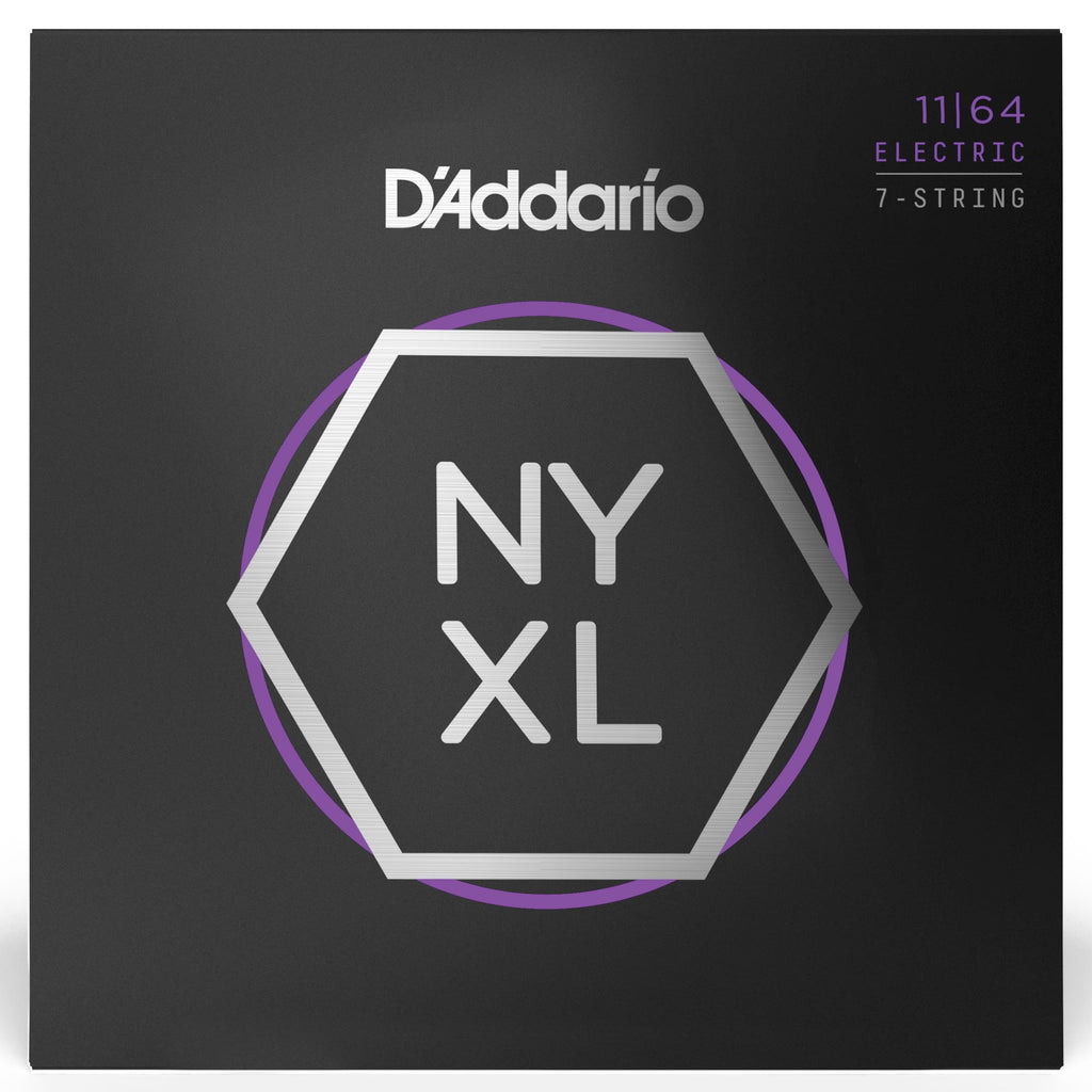 D'Addario NYXL1164 Nickel Wound 7-String Medium Electric Guitar Strings
