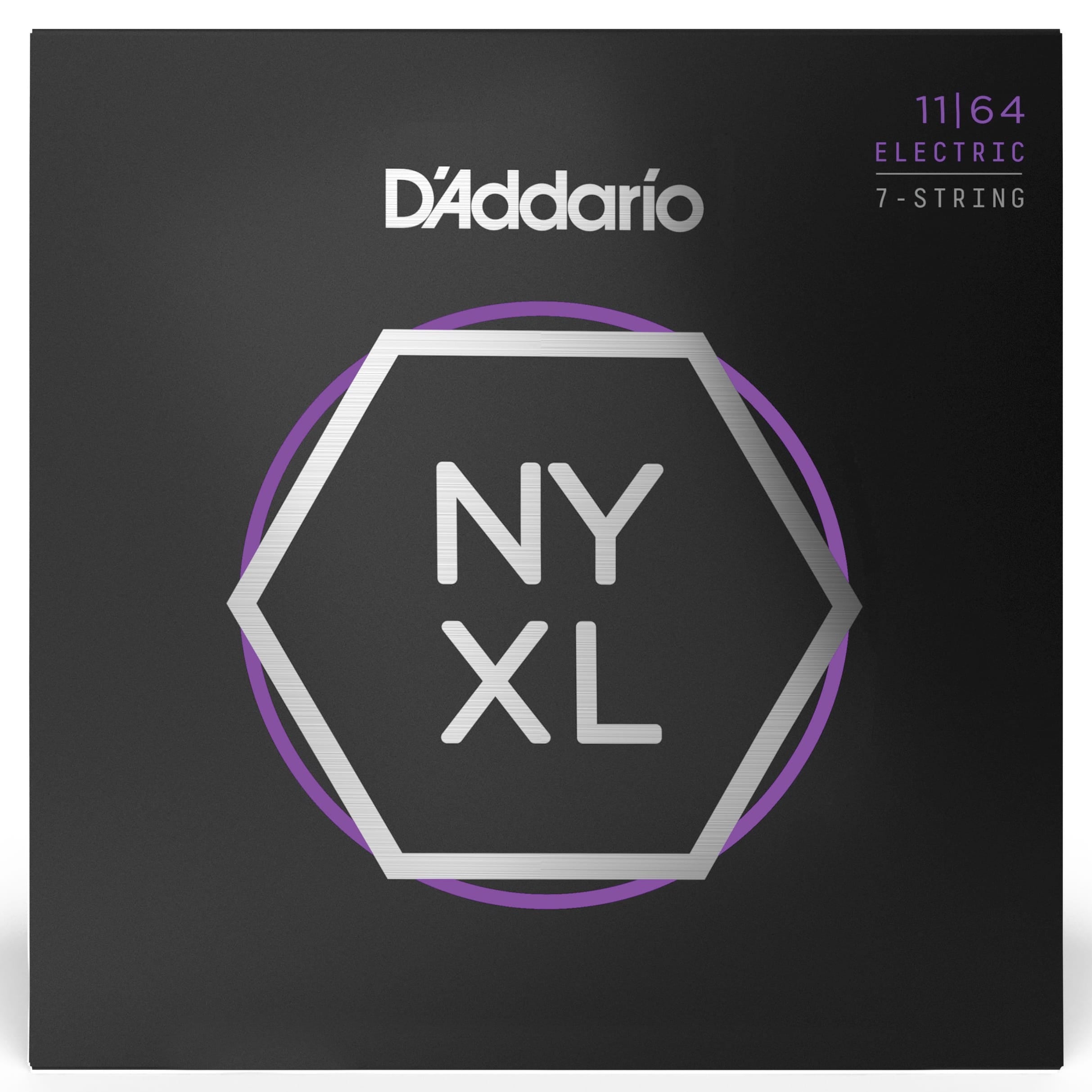 D'Addario NYXL1164 Nickel Wound 7-String Medium Electric Guitar Strings