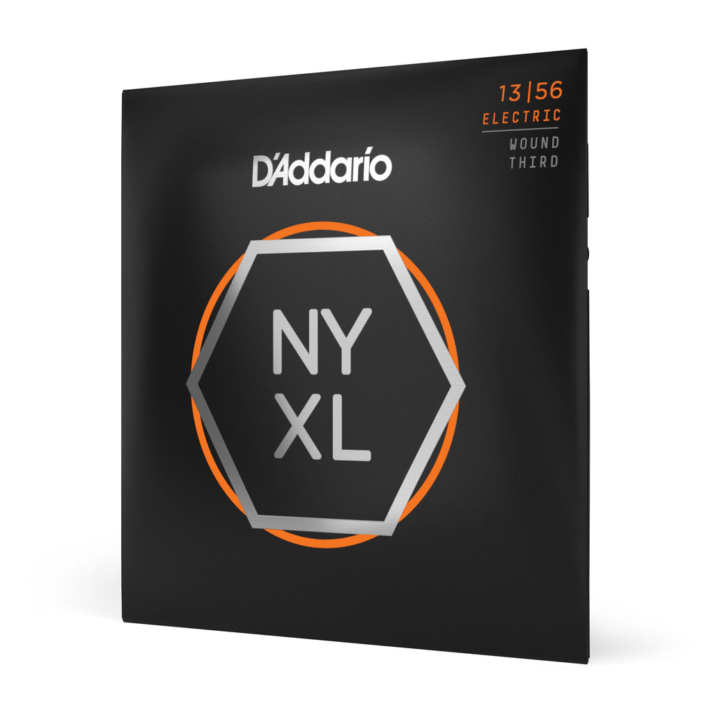 D'Addario NYXL1356W Medium Wound Third Nickel Wound Electric Guitar Strings