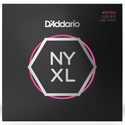 D'Addario NYXL45100 Long Scale Nickel Wound Electric Bass Strings