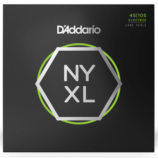 D'Addario NYXL45105 Long Scale Nickel Wound Electric Bass Strings