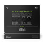 D'Addario NYXL45125 Long Scale Nickel Wound 5-String Electric Bass Strings