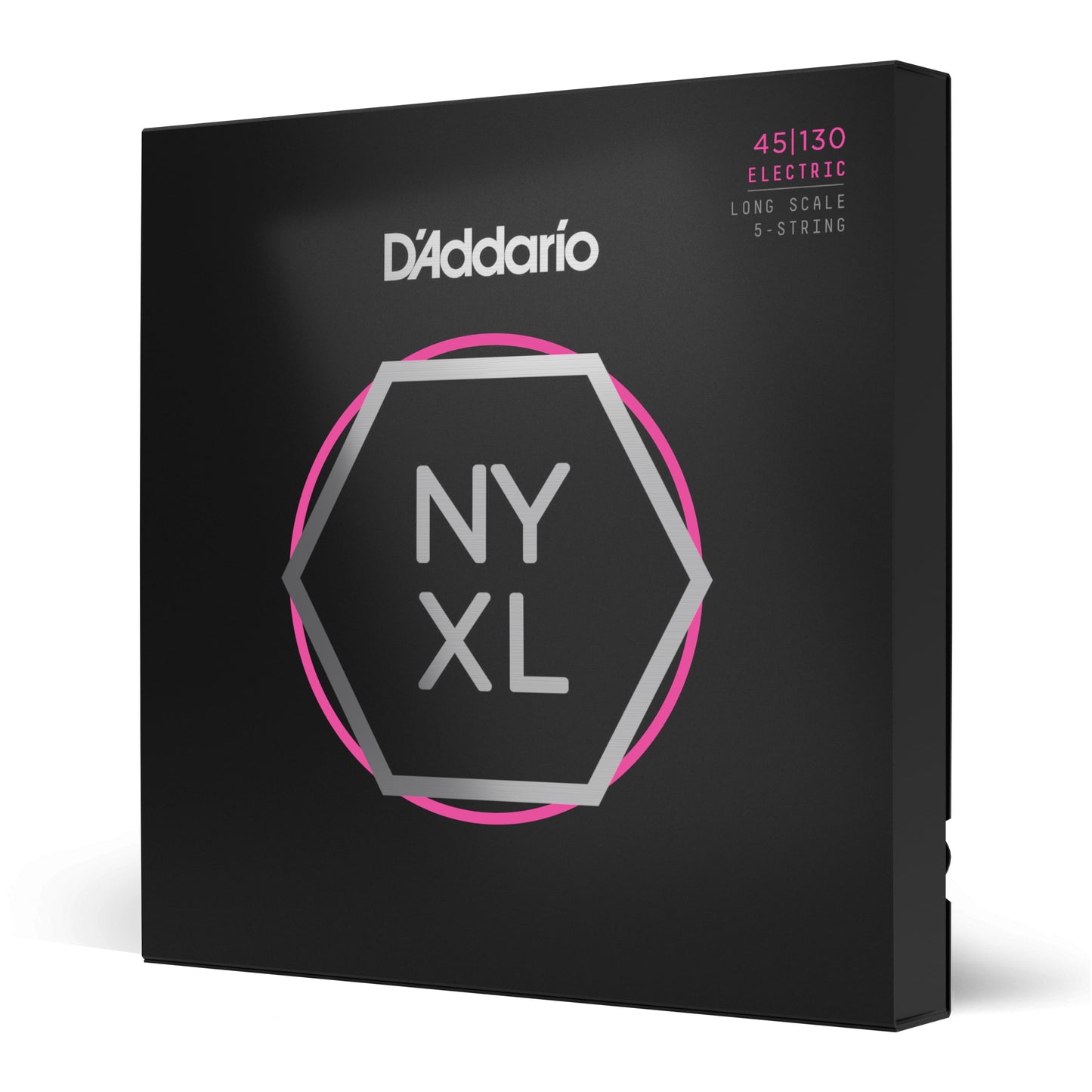 D'Addario NYXL45130 Long Scale Nickel Wound 5-String Electric Bass Strings
