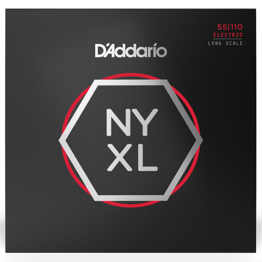 D'Addario NYXL55110 Long Scale Nickel Wound Electric Bass Strings