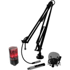 MXL OverStream Pro Bundle with 990 Microphone and XLR-to-USB Interface, Blaze