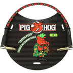 Pig Hog Vintage Series Patch Cable, Right Angle-to-Right Angle, 1 Foot, Tartan Plaid