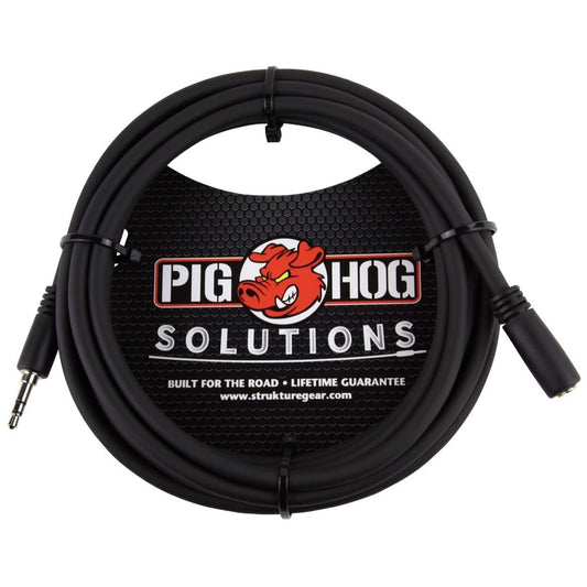Pig Hog 1/8 Inch TRS Headphone Extension Cable, 10 Foot