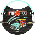 Pig Hog Vintage Series Patch Cable, Seafoam Green, 1' Angled