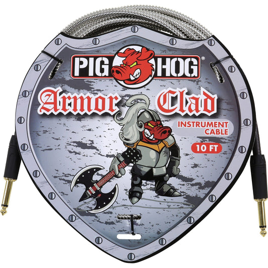 Pig Hog Armor Clad Instrument Cable, 10 Foot