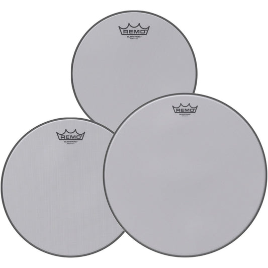 Remo Silentstroke ProPack Drumheads, White, 10, 12, and 16-Inch Pack