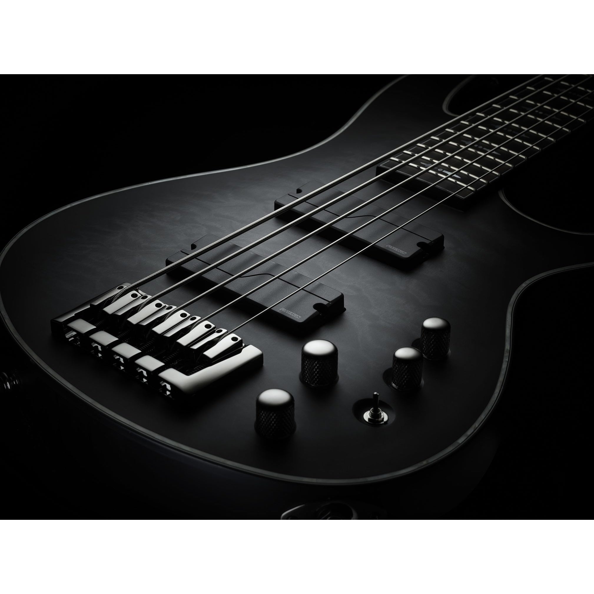 Fishman Fluence Bass Soapbar Pickup, 5-String, Black, Single