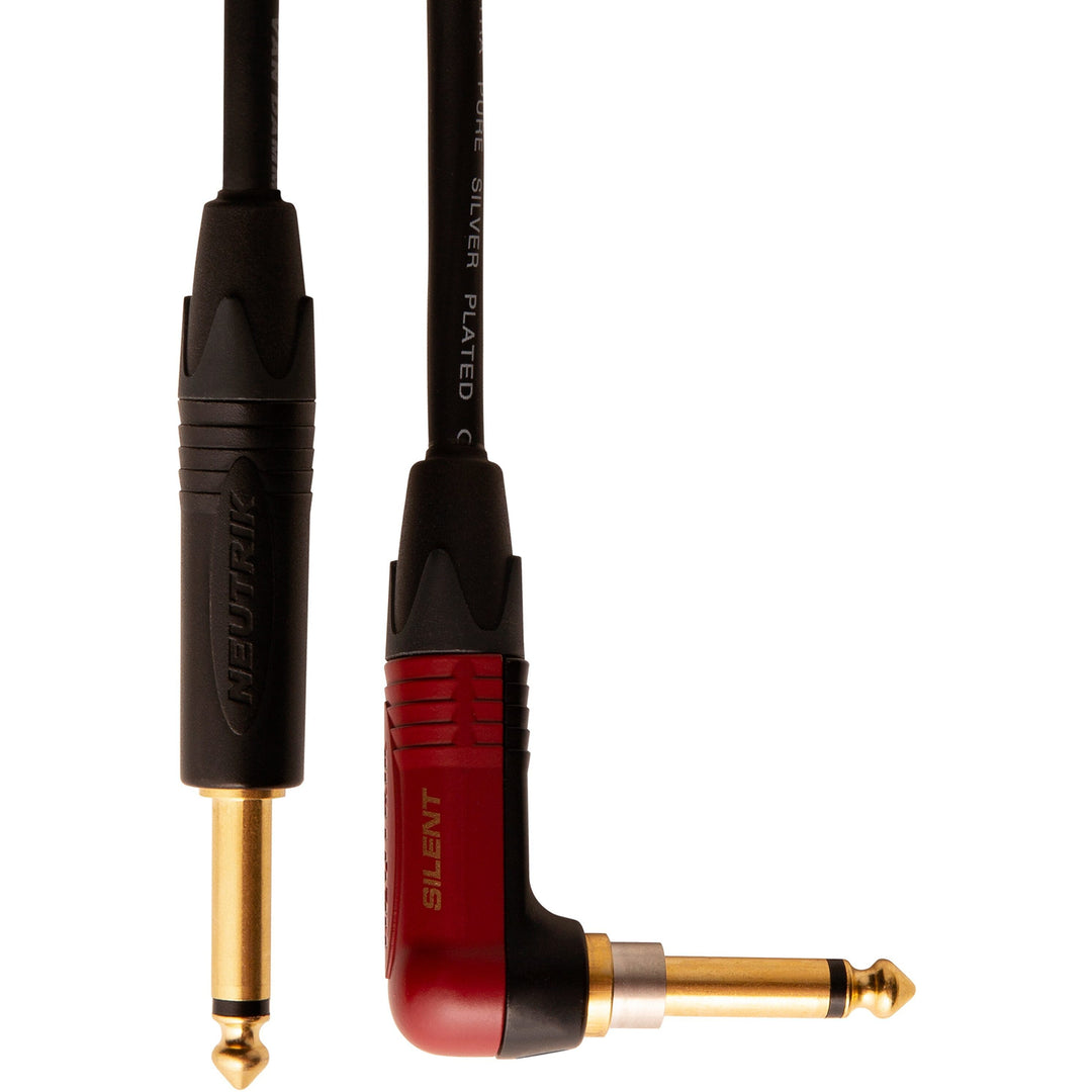 PRS Paul Reed Smith Signature Silent Instrument Cable (Straight to Right Angle), 25 Foot