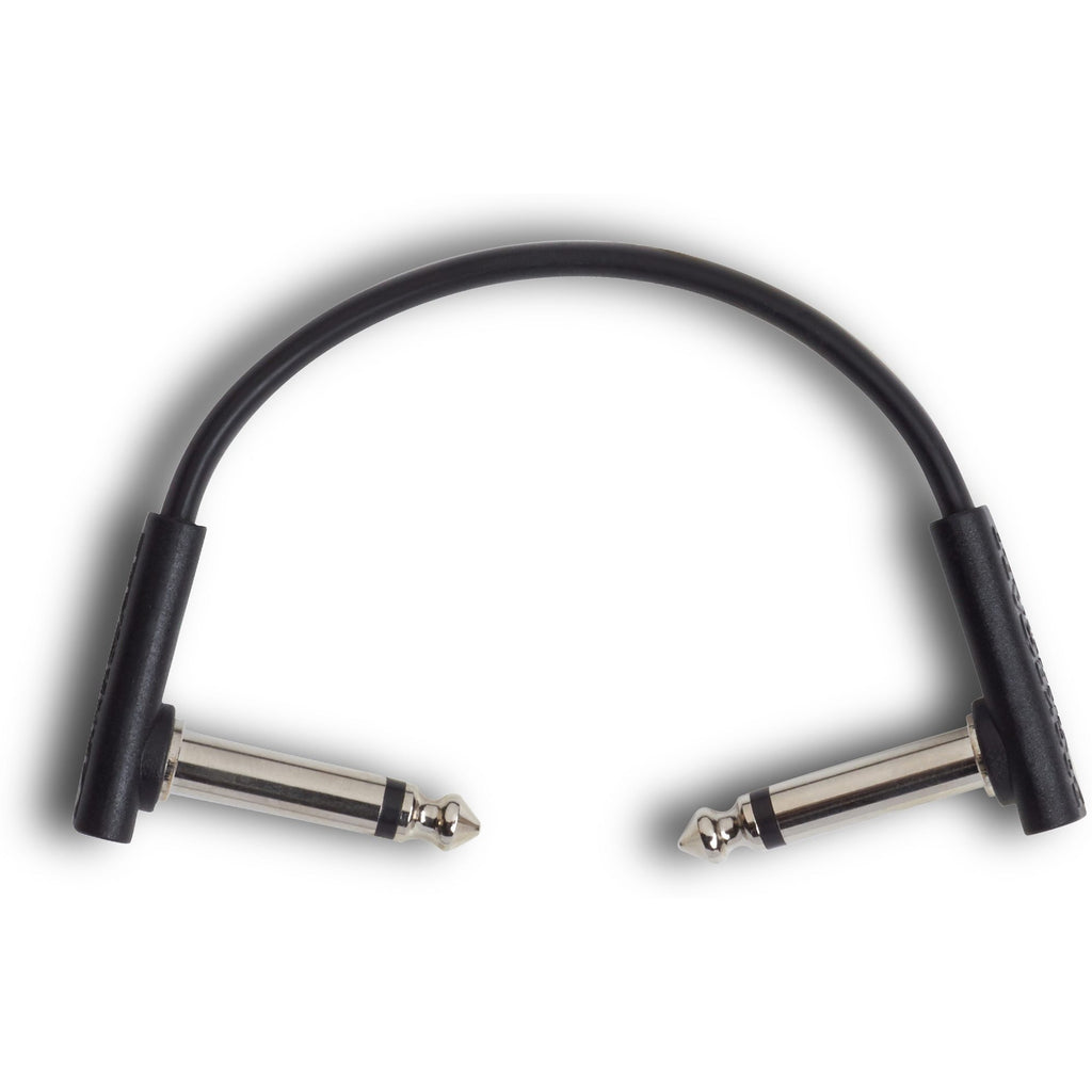 RockBoard Flat Patch Cable, Black, 3.94 Inch / 10 cm