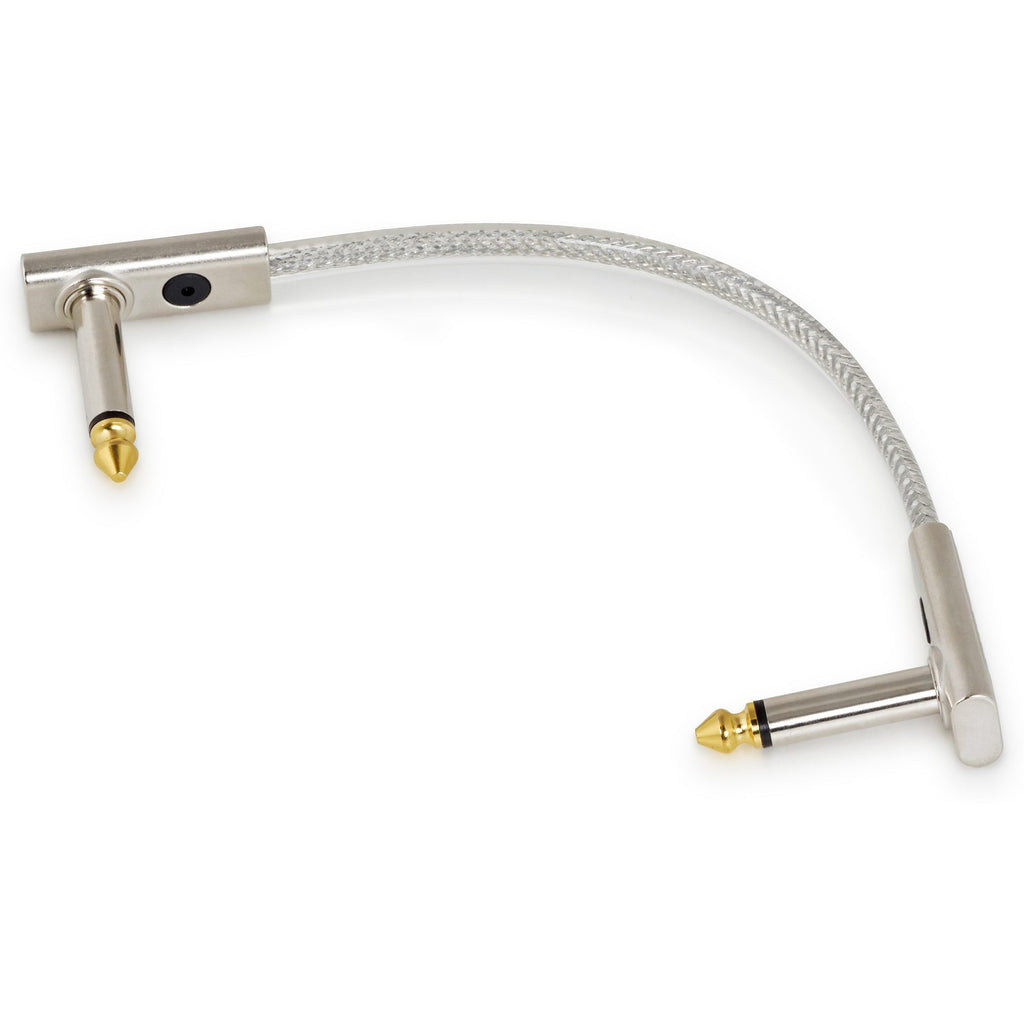 RockBoard Sapphire Series Flat Patch Cable, Black, 3.94 Inch / 10 cm