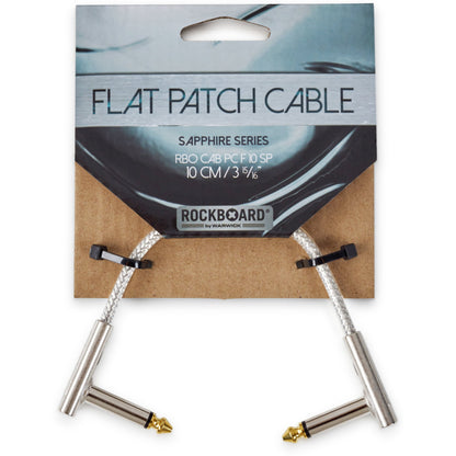 RockBoard Sapphire Series Flat Patch Cable, Black, 3.94 Inch / 10 cm