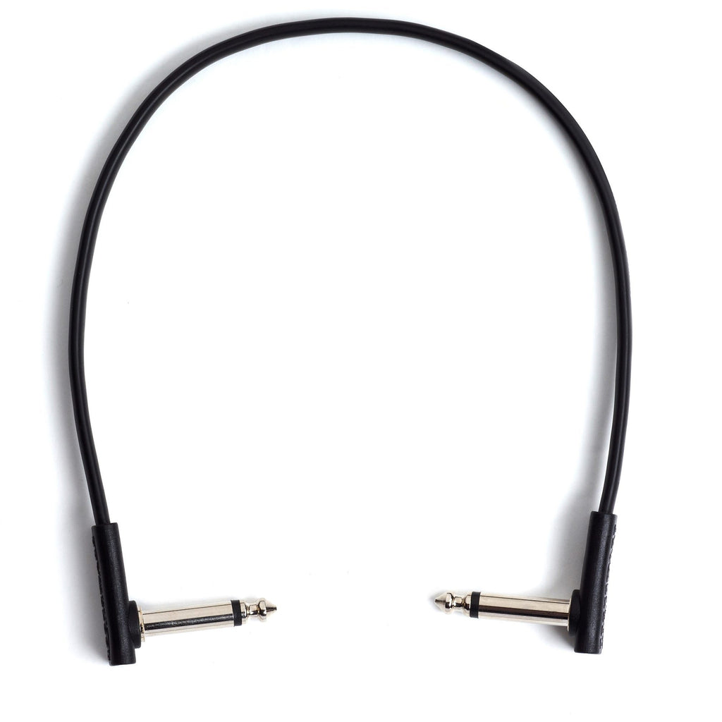RockBoard Flat Patch Cable, Black, 11.81 Inch / 30 cm
