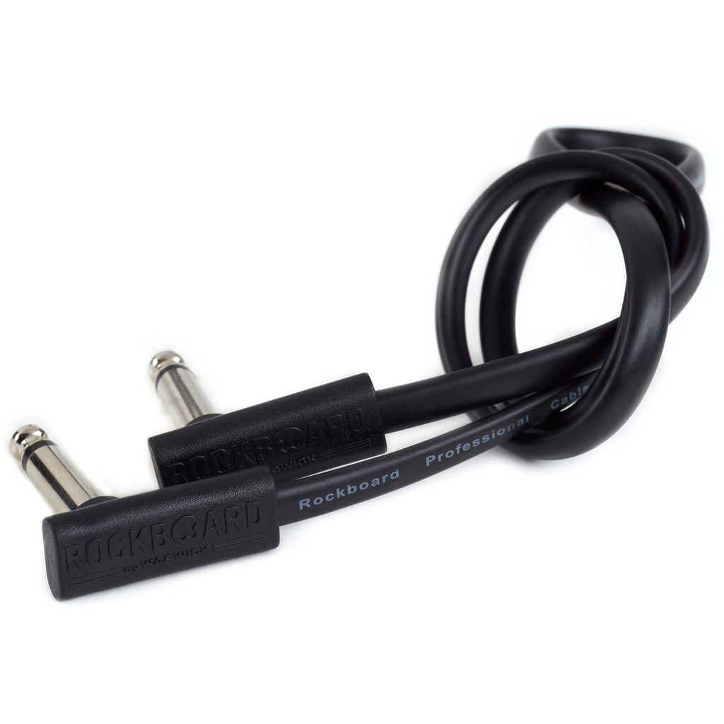 RockBoard Flat Patch Cable, Black, 3.94 Inch / 10 cm