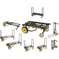 RockNRoller Multi-Cart Equipment Cart with R-Trac Wheels, R8RT, with RocknRoller RSD10 Decking System