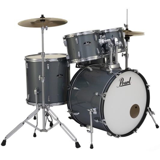 Pearl RS525SC Roadshow Complete Drum Kit, 5-Piece, Charcoal Metal