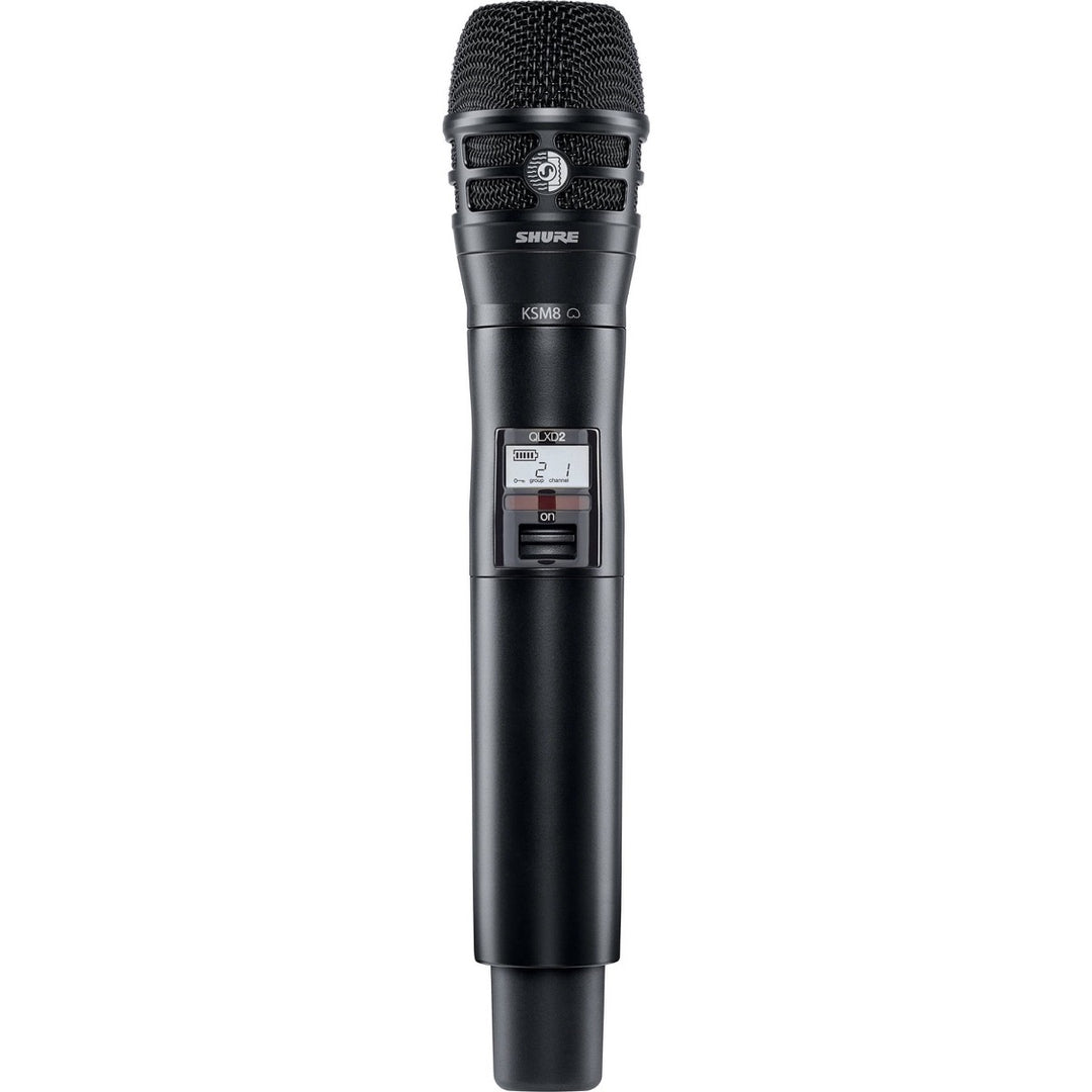 Shure QLXD2/K8 Handheld Transmitter with KSM8 Capsule - Band H50