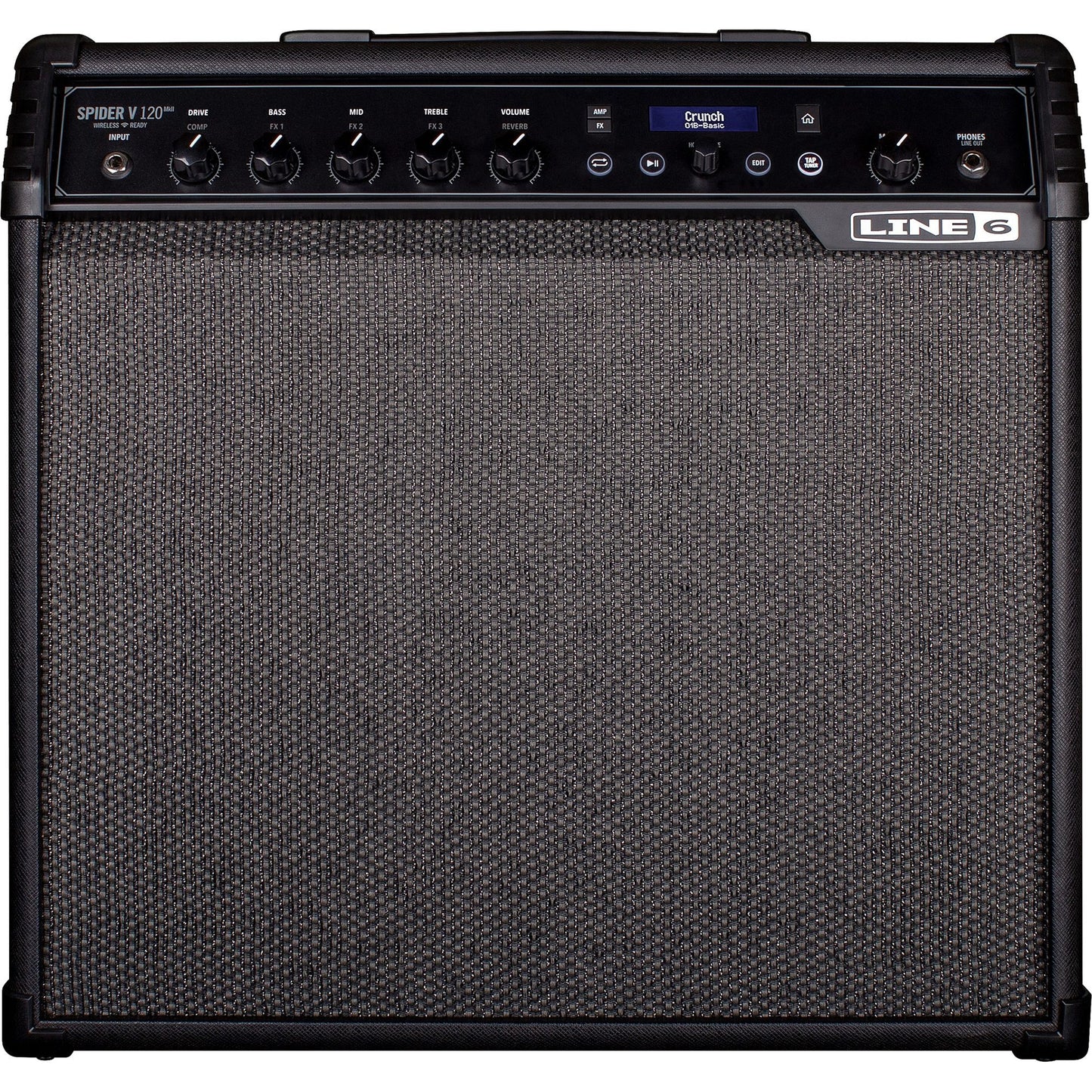 Line 6 Spider V 120 MkII Guitar Combo Amplifier (120 Watts, 1x12 Inch)