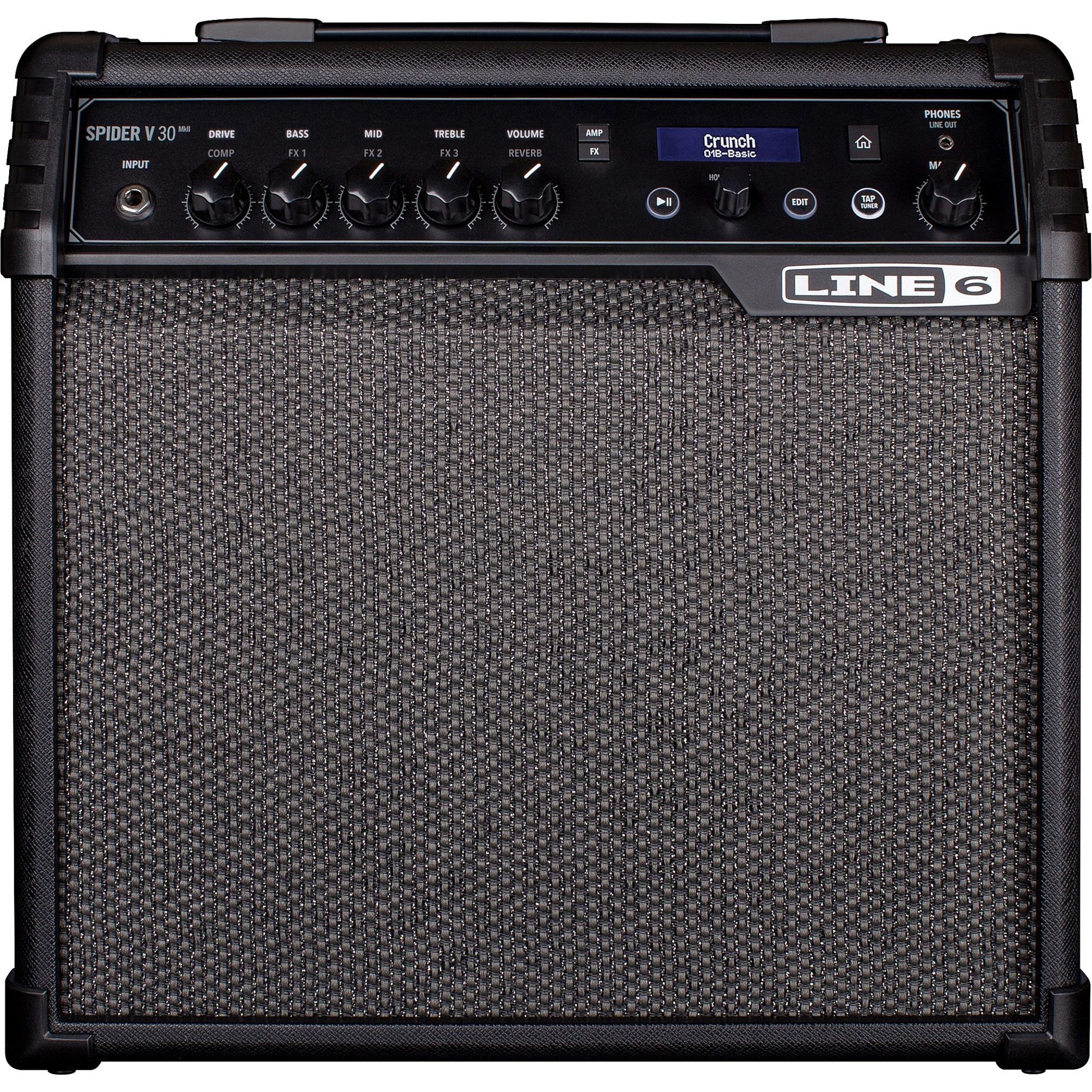 Line 6 Spider V 30 MkII Guitar Combo Amplifier (30 Watts, 1x8 Inch)