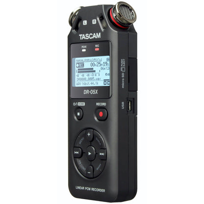 Tascam DR-05X Stereo Handheld Digital Audio Recorder USB Interface