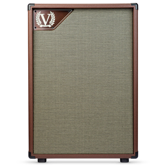 Victory V212-VB Guitar Speaker Cabinet (130 Watts, 2x12 Inch), Brown