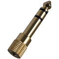 On-Stage WHA4500 3.5mm to 1/4 Inch Stereo Headphones Adapter