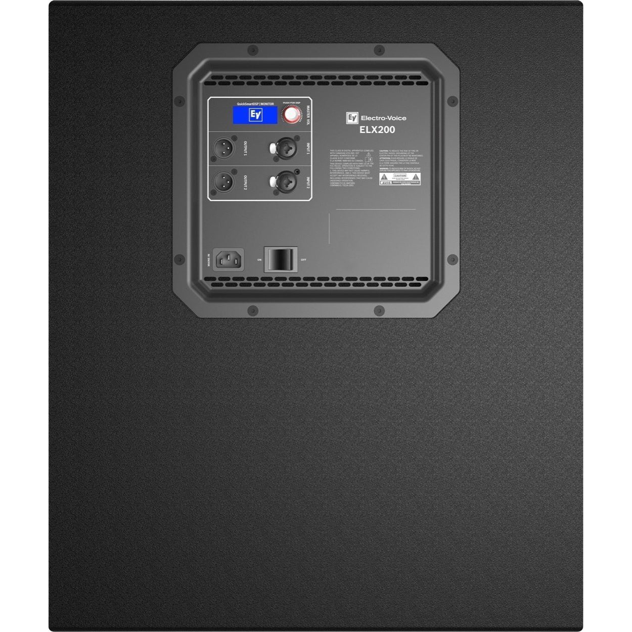 Electro-Voice ELX200-18SP Powered Subwoofer Speaker (1200 Watts), Black