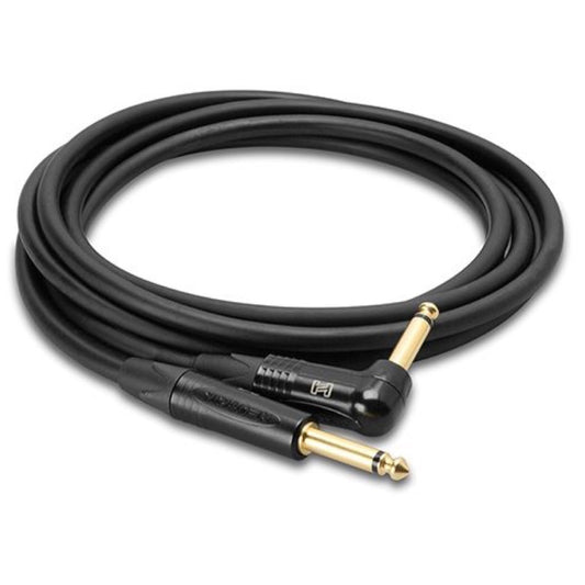 Hosa Edge Guitar Cable, Straight to Right-Angle, CGK-010R, 10 Foot