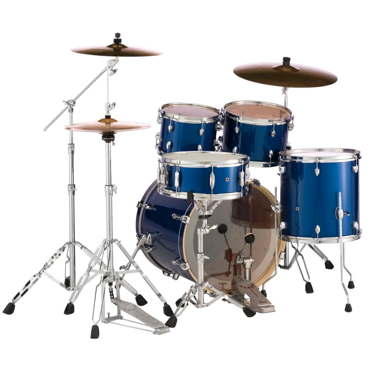 Pearl EX725SPC Export Drum Kit, 5-Piece, Voltage Blue