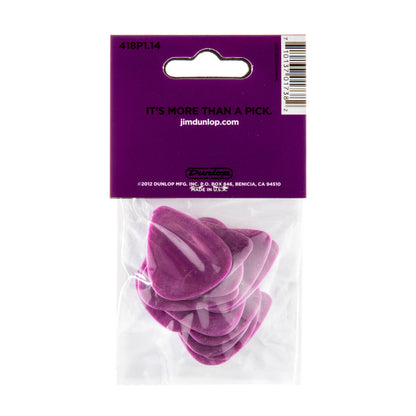 Dunlop Tortex Standard Picks (12-Pack), Purple, 1.14mm